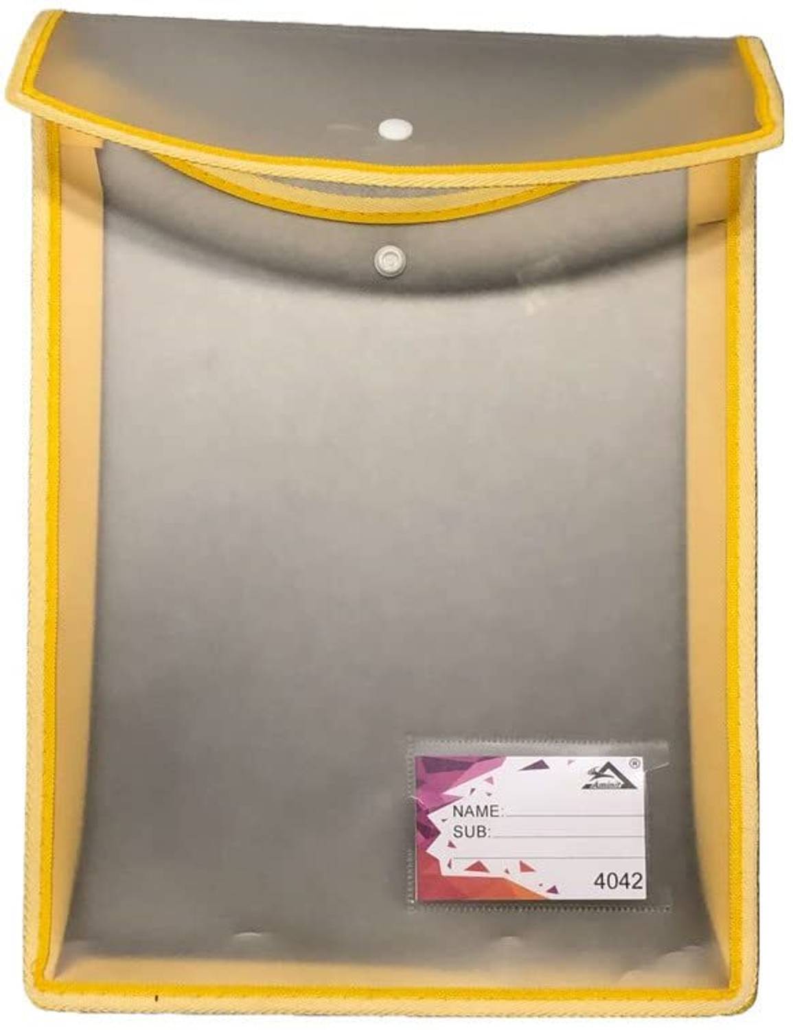 DiMoris Poly Plastic Expanding Document Folder A4 Legal - Image 2