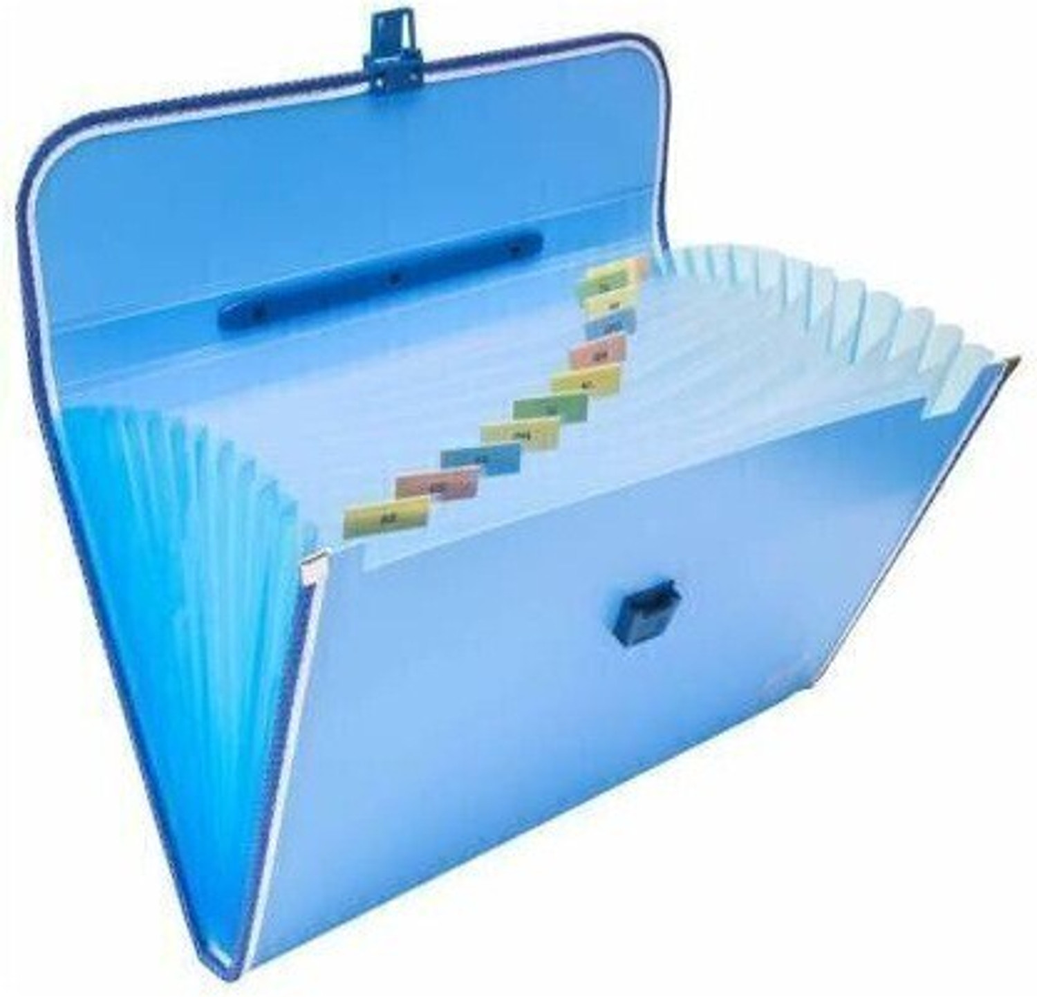 Image of KATARIA PLASTIC Plastic Presents Plastic File 13 Folder F /C Expanding Bag with Handle 1111