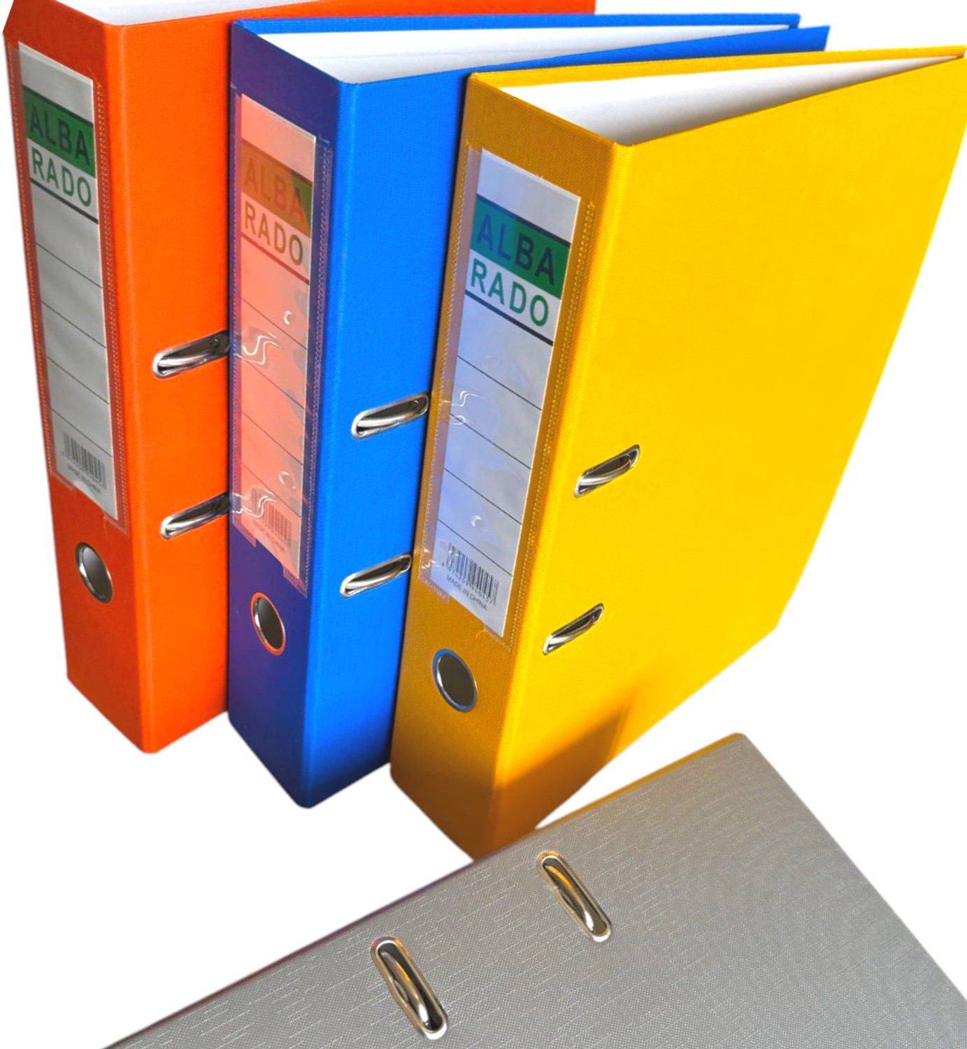 Image of Shivom Polypropylene Alba Rado Heavy Duty Multicolor Lamination Box File with Attachable & Detachable Clip