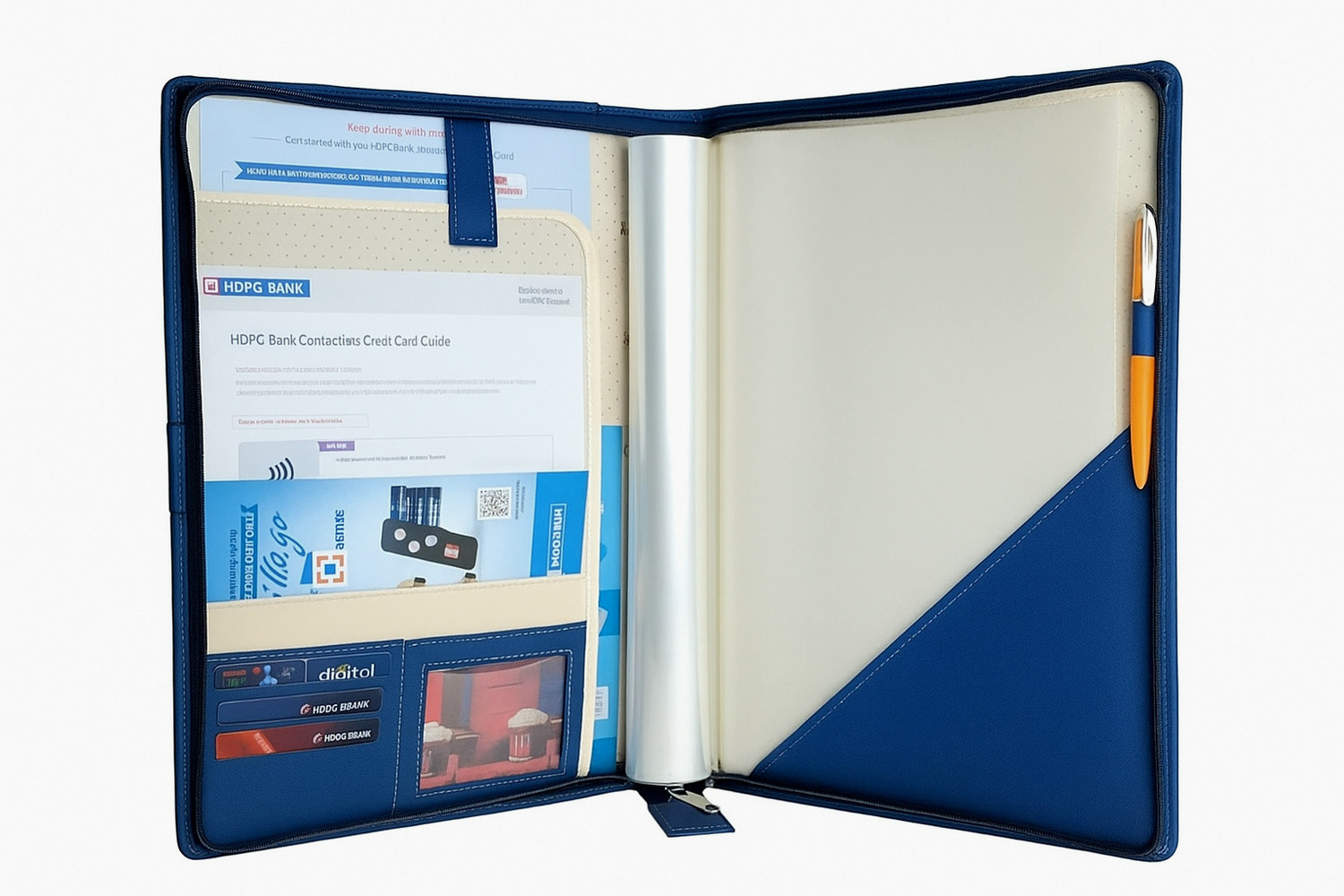 Image of kittu PU Leather Exclusive Document holder B4 size (bigger than A4)