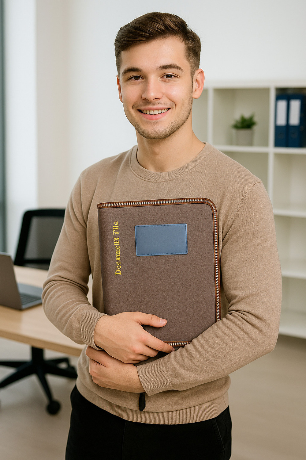 Image of filenest PU Leather Textured Executive Document Portfolio