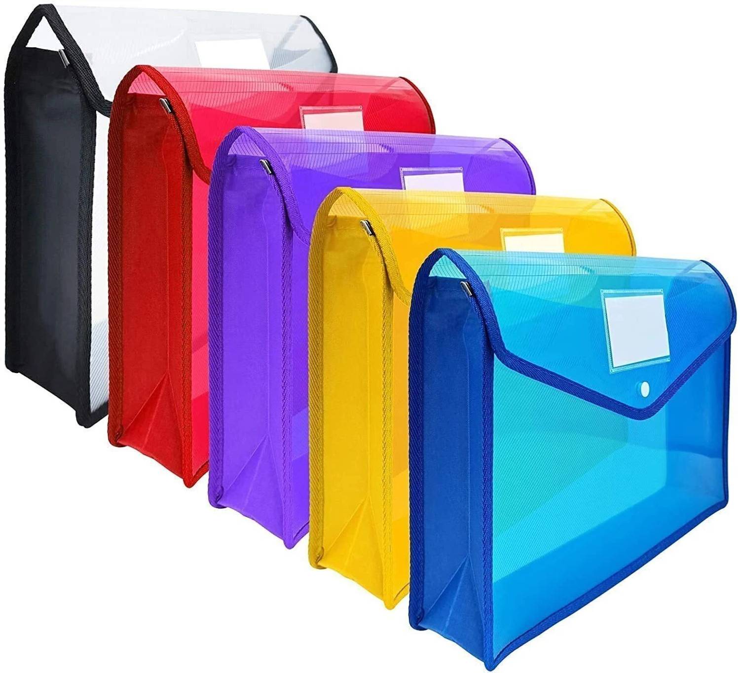 CAMPIO Poly-Plastic Envelope Folder,Transparent Poly-Plastic A4