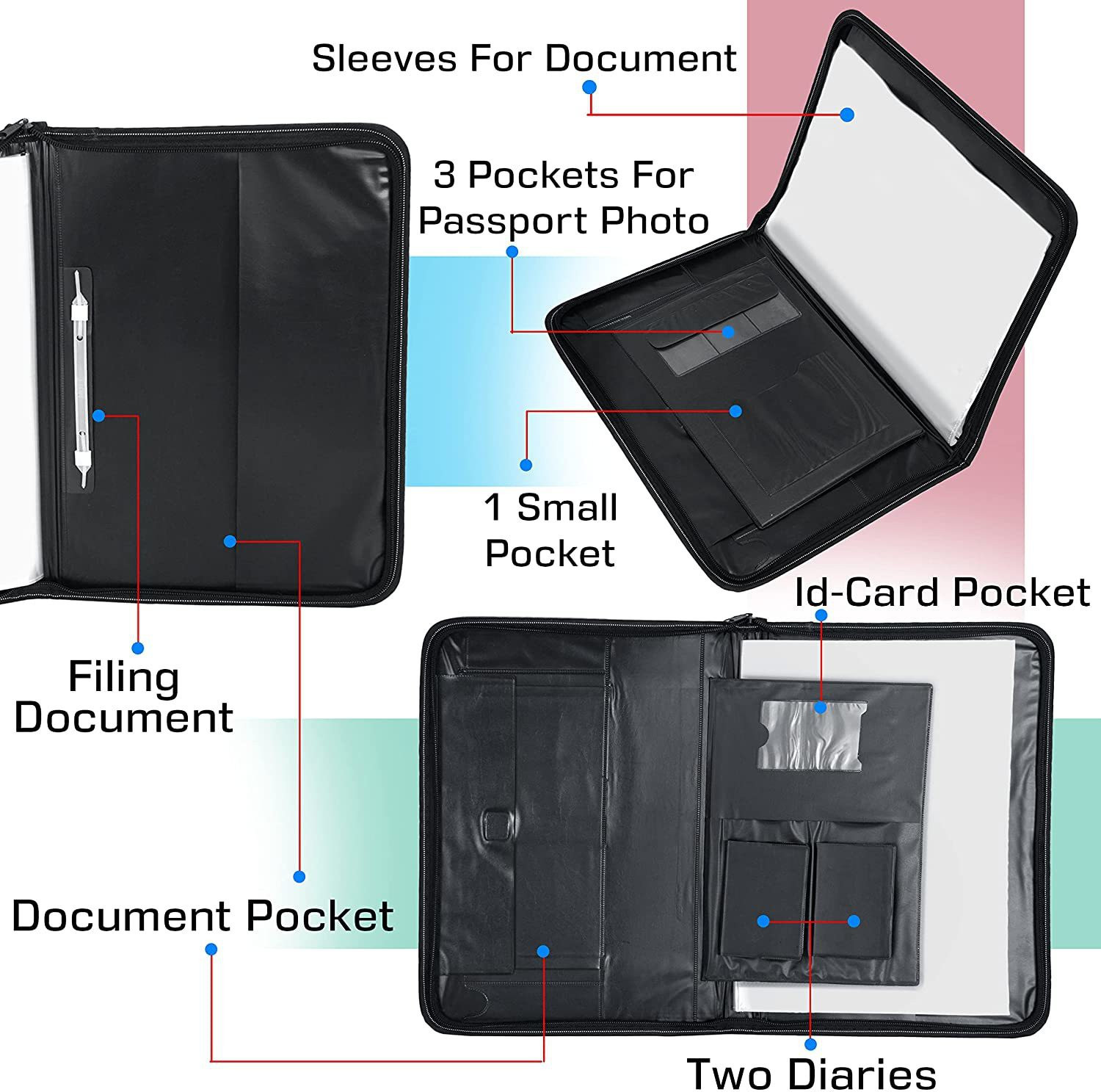 Image of PACKWAGON Leather file-folder