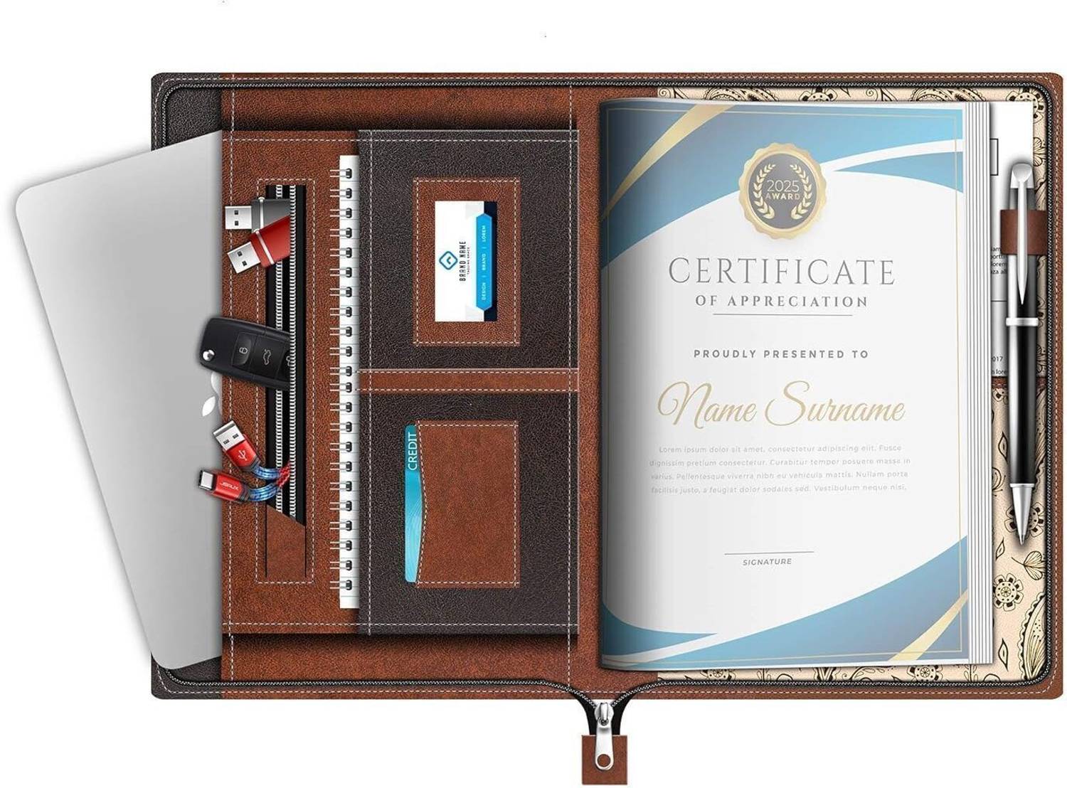 Eos Leatherette B4 Multipurpose Document File