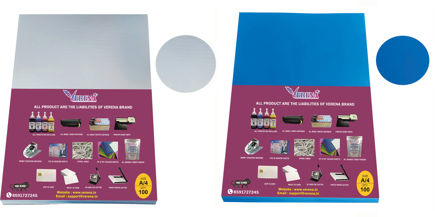 Image of verena PVC Spiral Binding Glossy Sheet A4