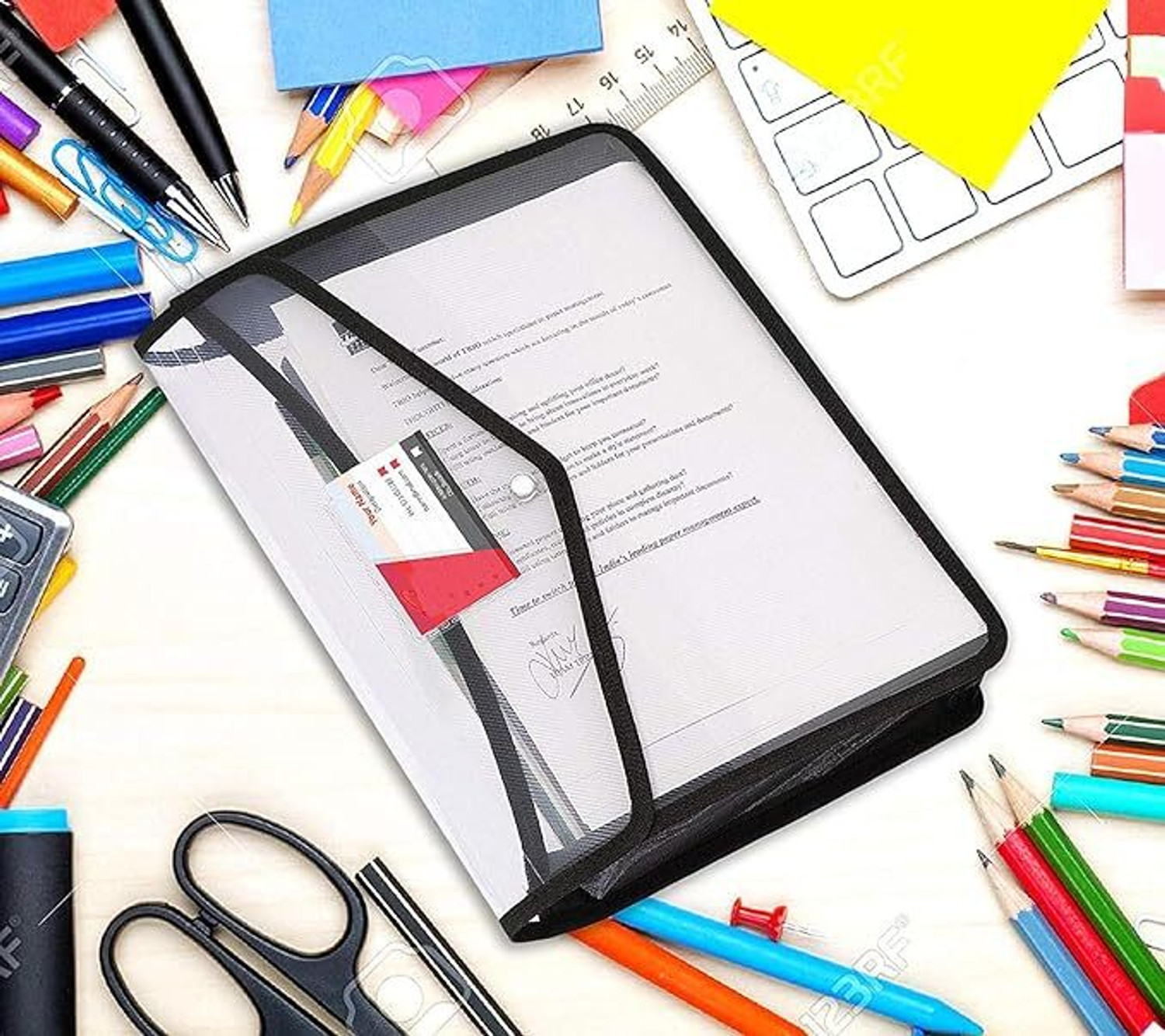 Image of Shivom Virgin Plastic Expandable File folder