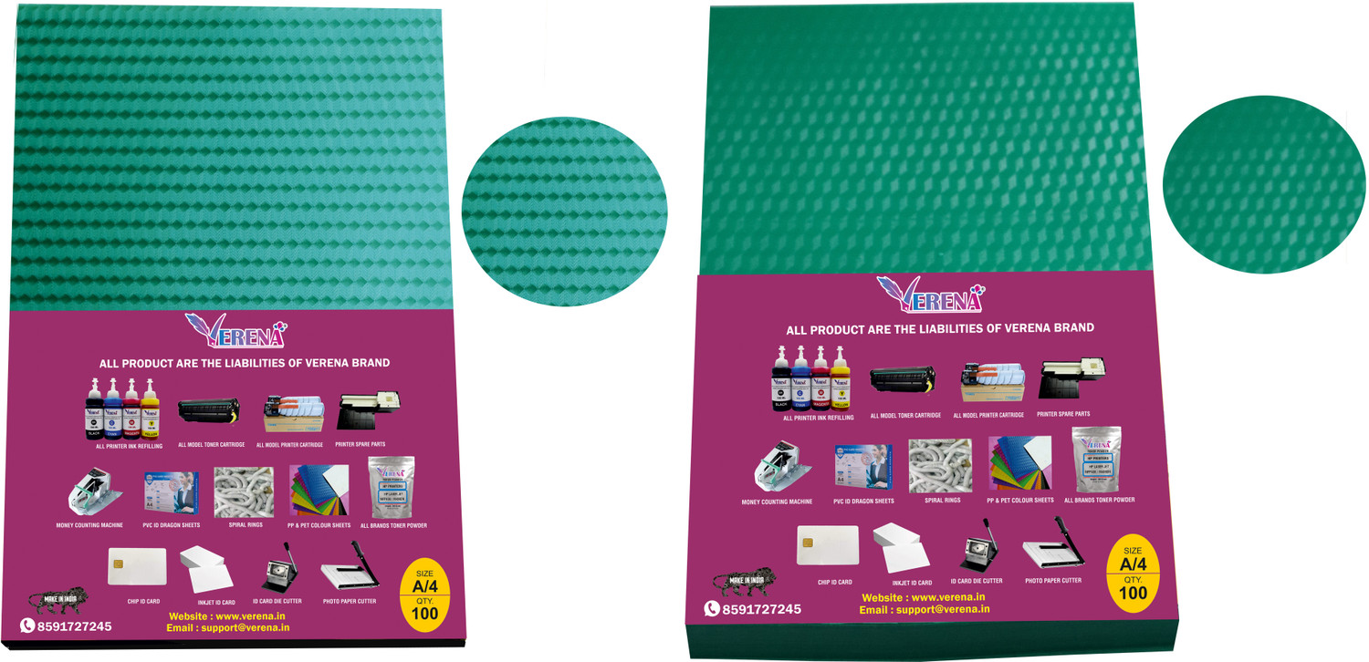 Image of verena PVC Spiral Book Binding Sheet A4