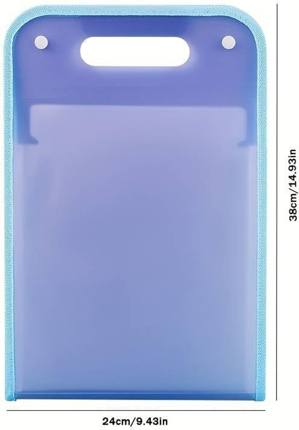 Image of gadgetschroma Polypropylene Multi-Layer Accordion File Folder Hand-Held Bag A4 Paper Folder with 13 Pockets