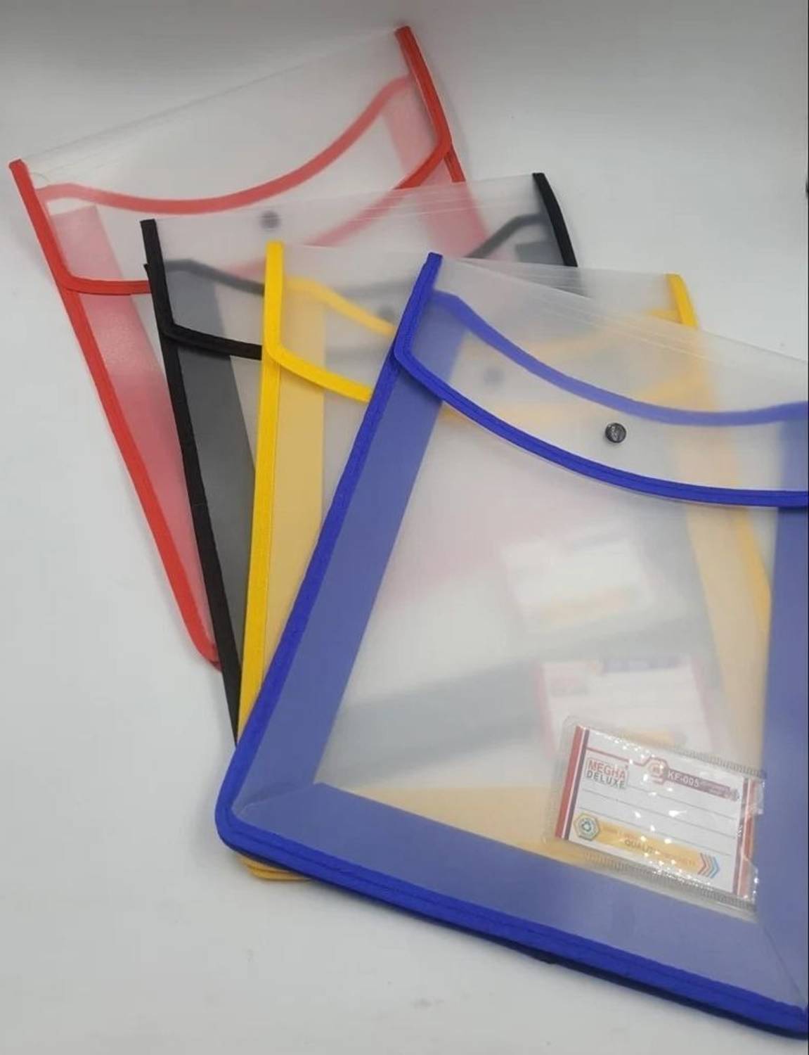DiMoris Poly Plastic Expanding Document Folder A4 Legal - Image 5