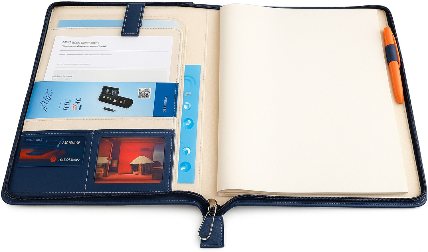 Image of kittu PU Leather Exclusive Document holder B4 size (bigger than A4)