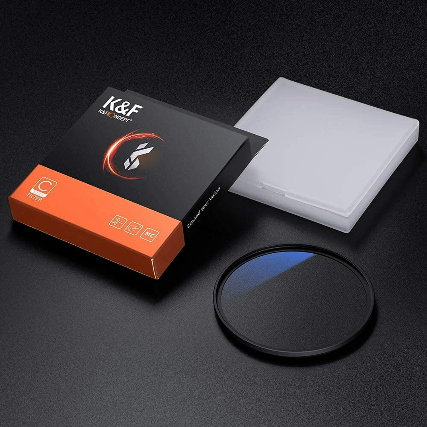 Image of K&F Concept 55MM MC UV Protection Filter Slim Frame with Multi-Resistant Coating for Camera Clear Filter