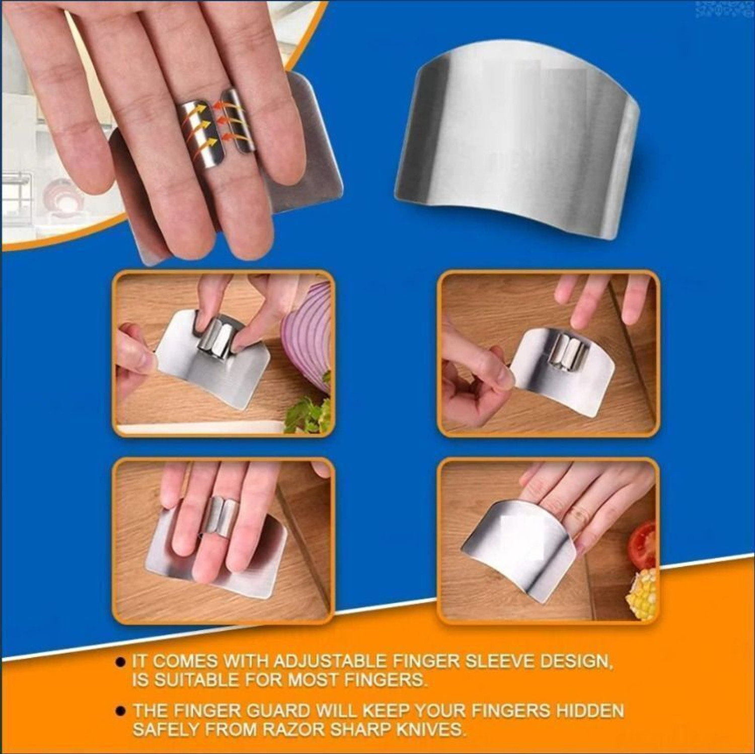 Image of Trendyshop Stainless Steel Finger Guard