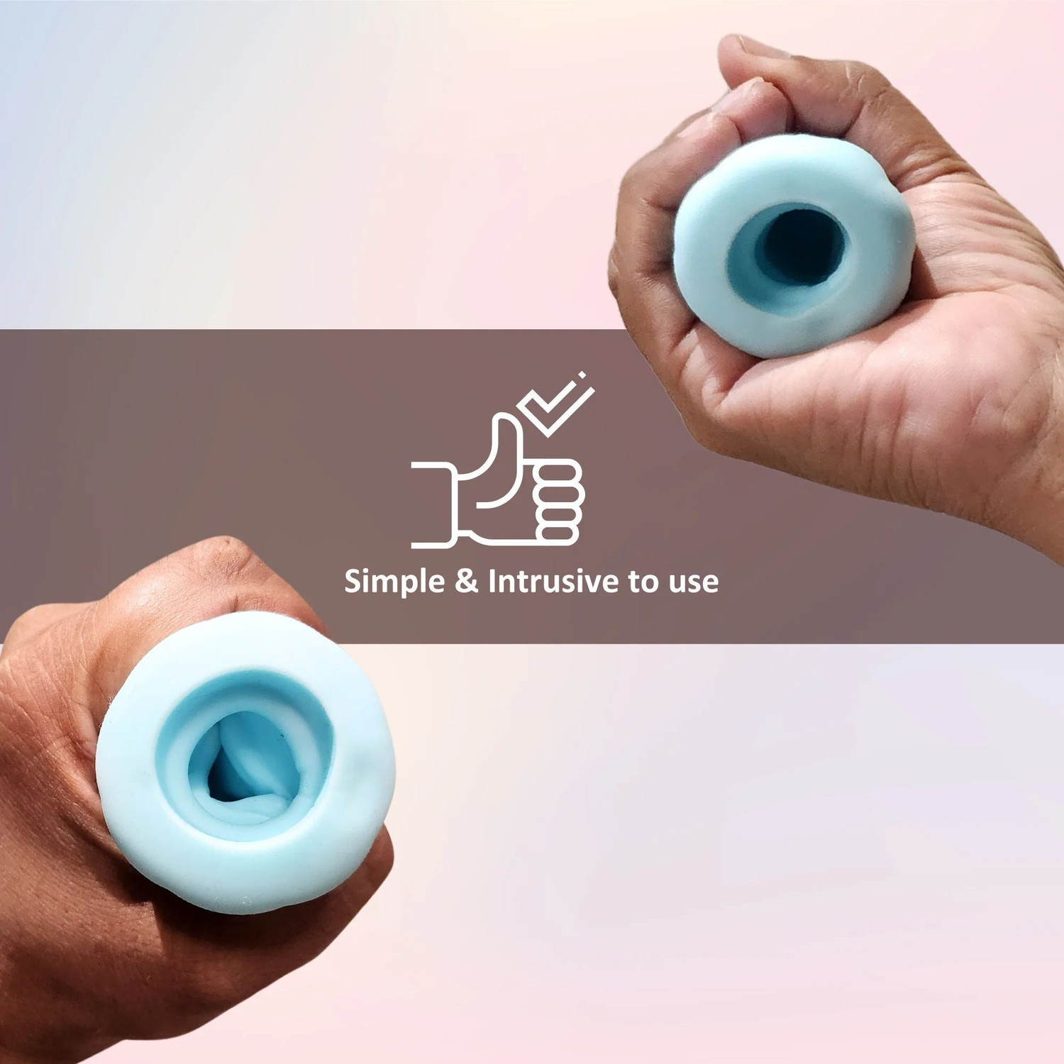 Image of HUZURLU Best Mens Silicone Massager Tool For Body Finger Sleeve