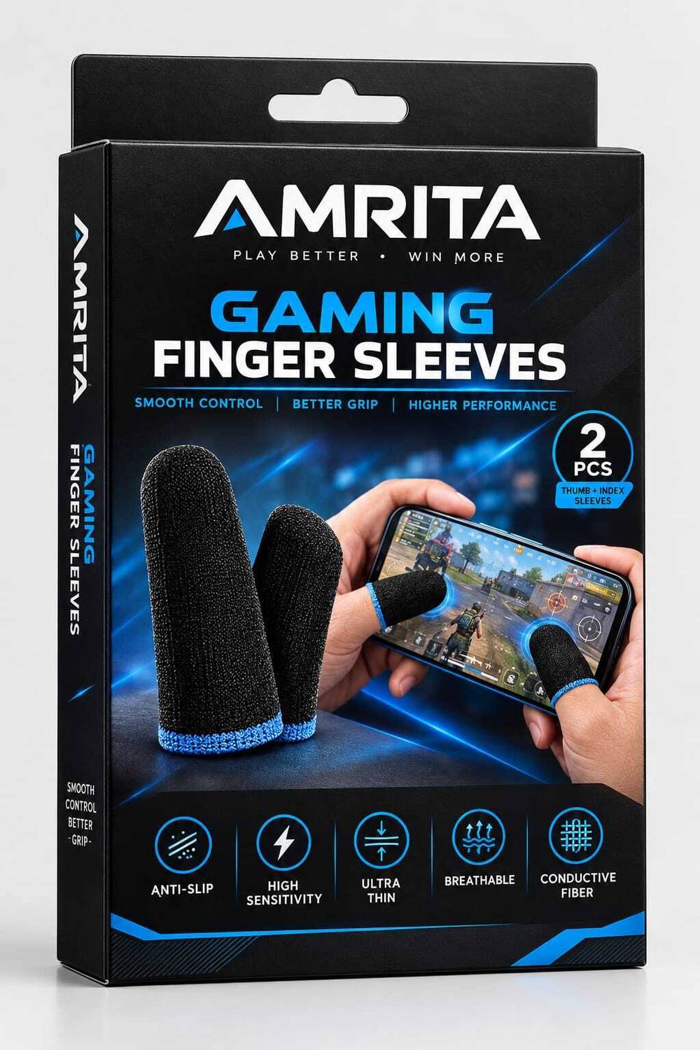 SS GROUP AMRITA-GFS-02 Finger Sleeve Pack of 2 - Image 1