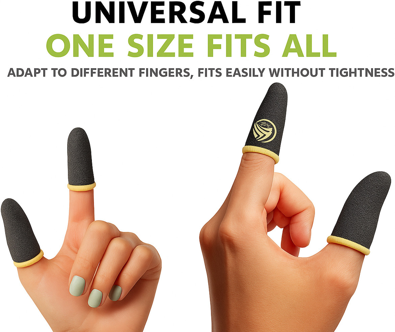 Image of GOSWAMI FASHION HUB Anti-Sweat High Sensitivity Gaming Thumb Sleeves for PUBG,COD, Free Fire Finger Sleeve