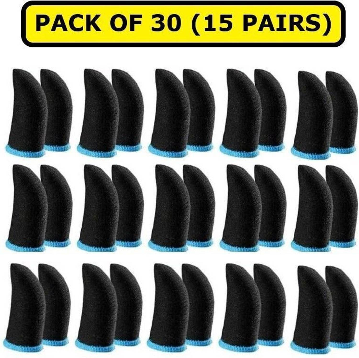 KeepMeSafe Mobile Gaming Finger Sleeves 15 Pairs - Image 1