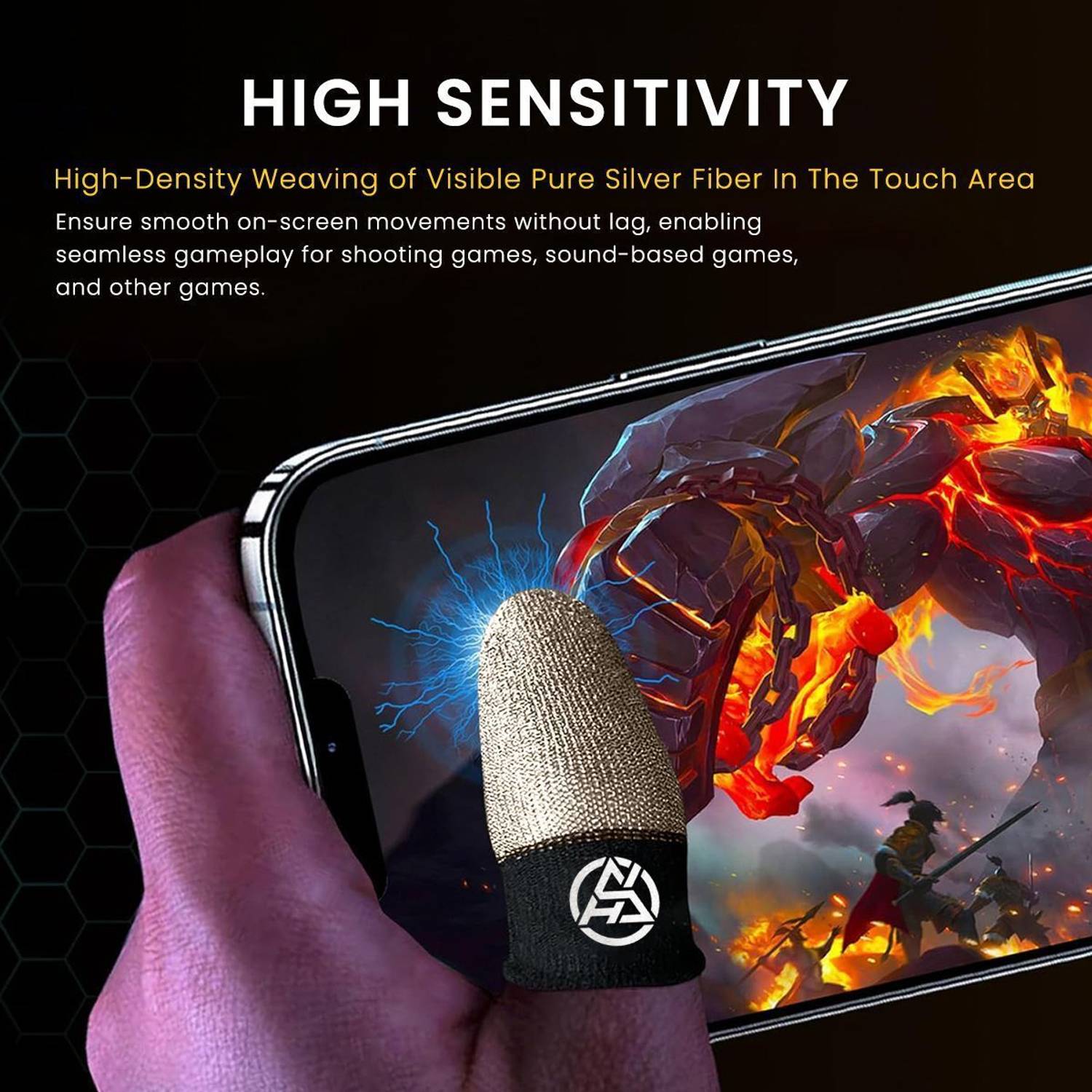 ZITRONIX Gaming Finger Sleeves for Mobile Gamers - Image 2
