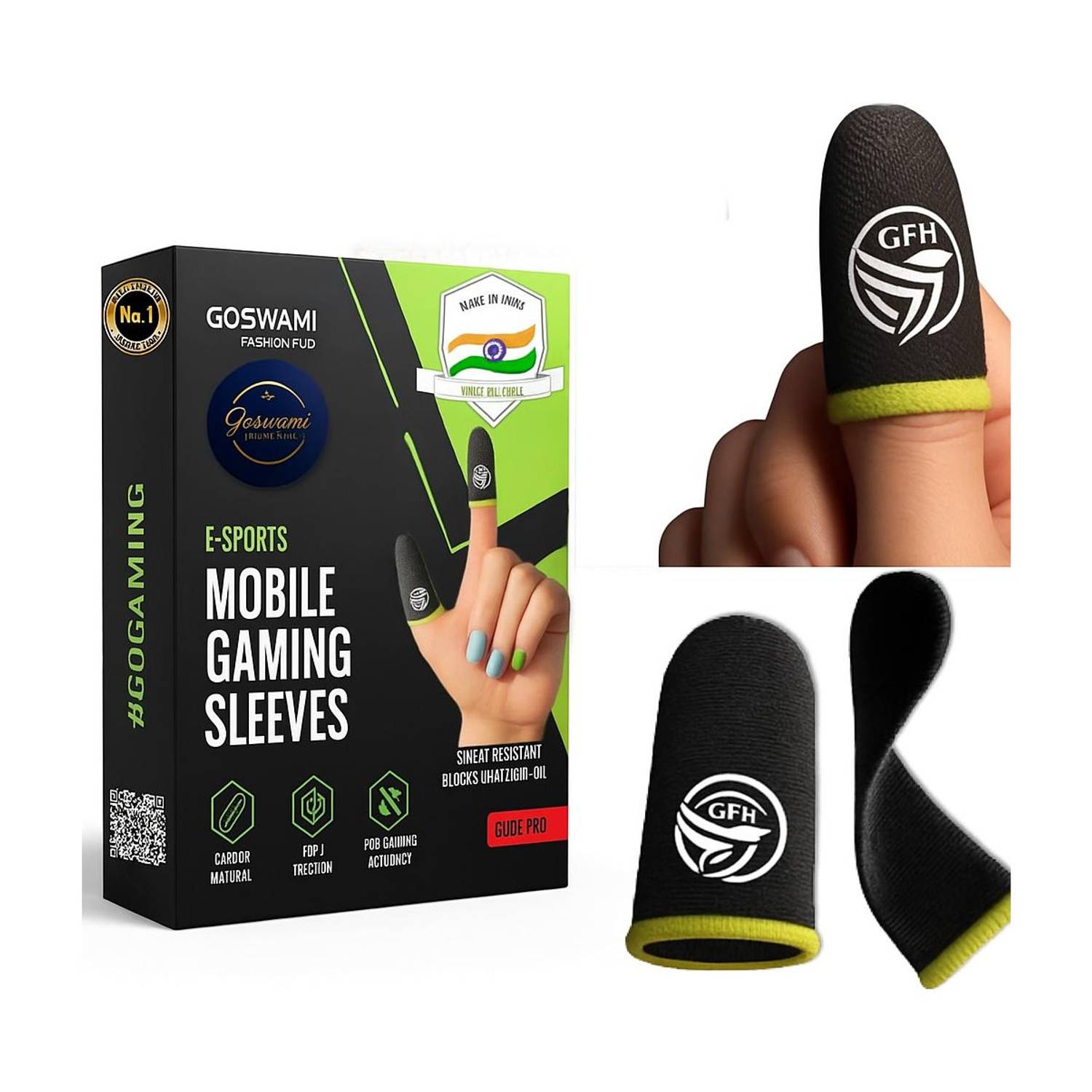 GOSWAMI Pubg Freefire Gaming Thumb Sleeve - Image 1
