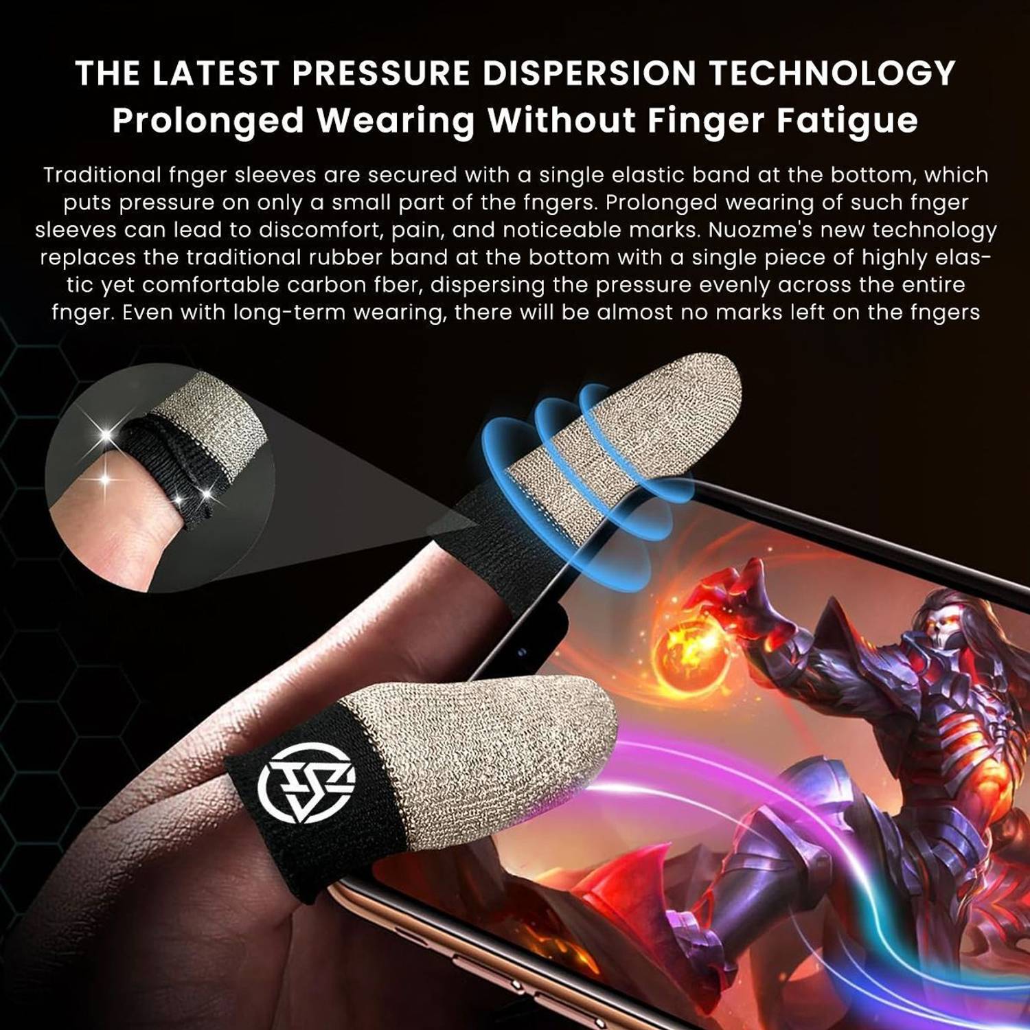 ZITRONIX Gaming Finger Sleeves for Mobile Gamers - Image 3