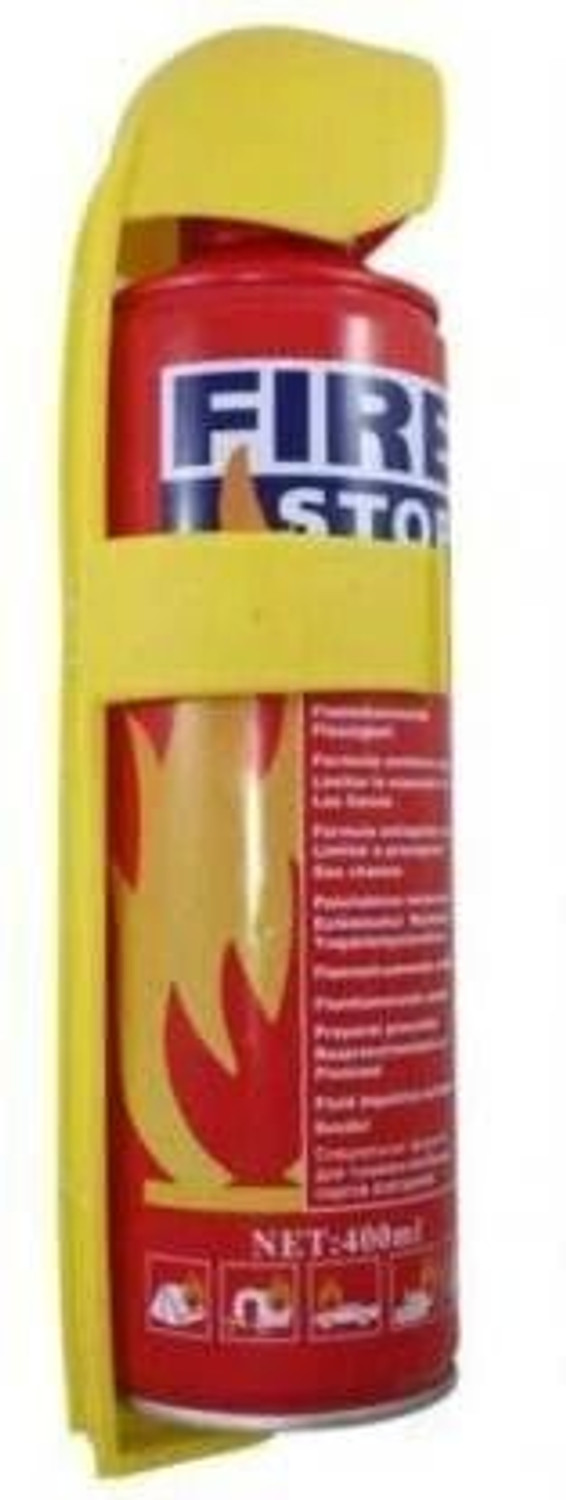 Image of COMODO Fire Stop Extinguisher for Home, Car with Stand 500 ml Fire Extinguisher Mount (PACK OF 1) Fire Extinguisher Mount