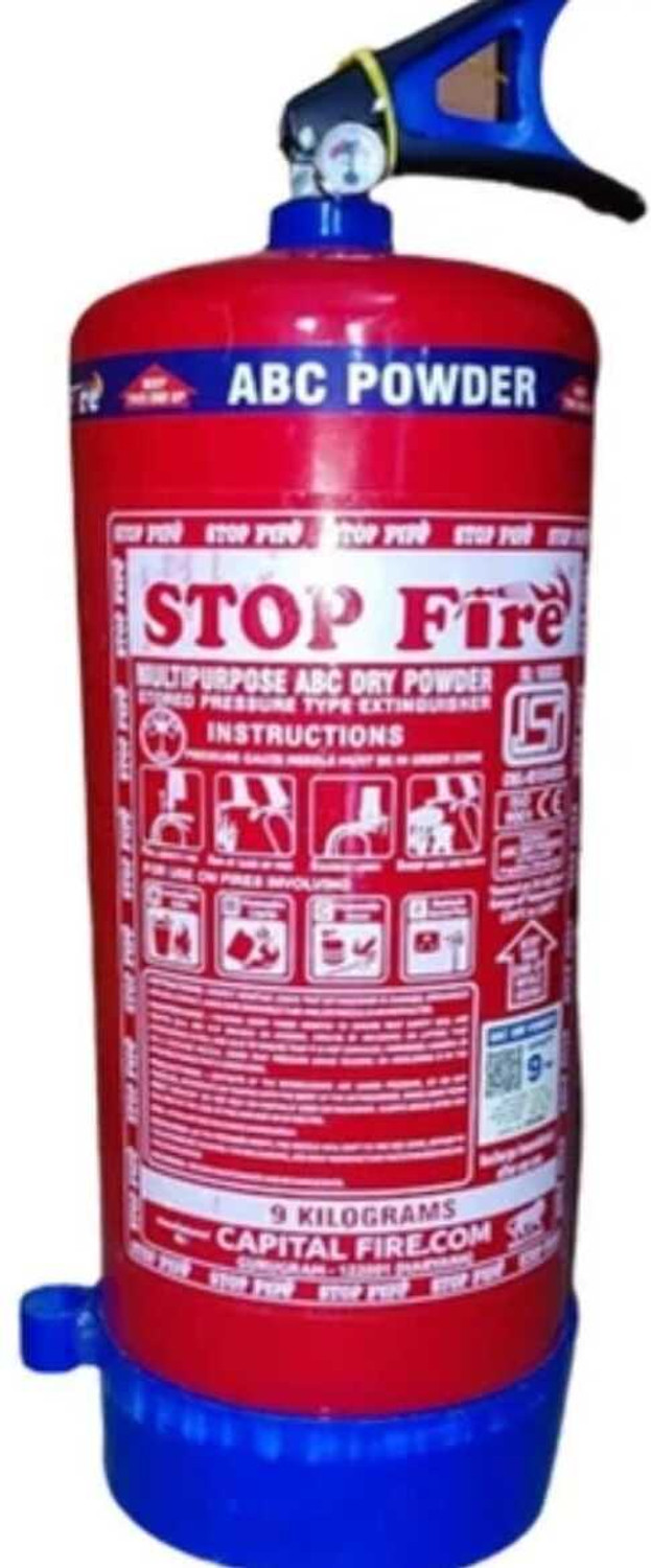 Image of BHRAT Enterprises Multipurpose Type Fire Extinguisher - Ideal for Electrical & Gas Fires Fire Extinguisher Mount