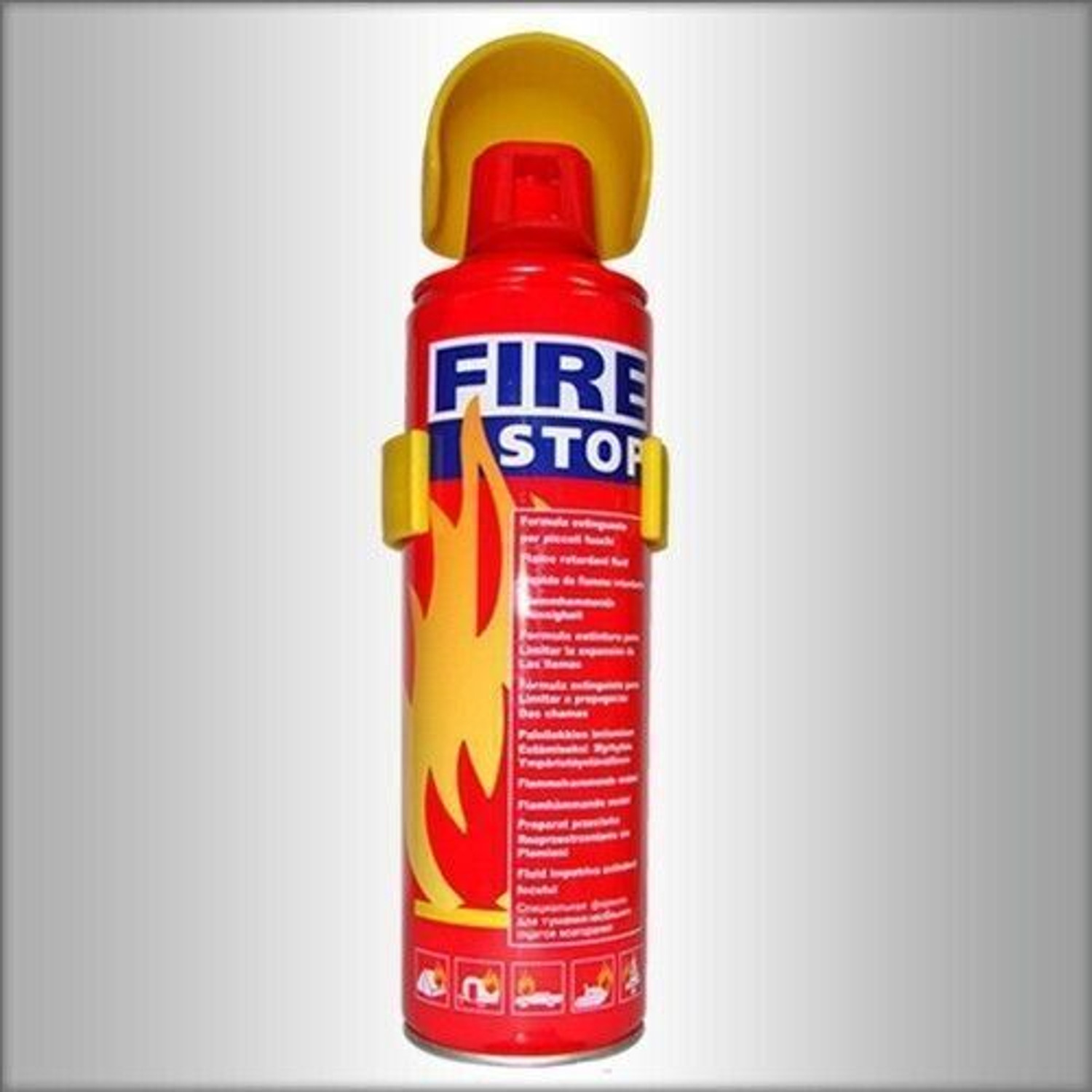 Image of COMODO Fire Stop Extinguisher for Home, Car with Stand 500 ml Fire Extinguisher Mount (PACK OF 1) Fire Extinguisher Mount