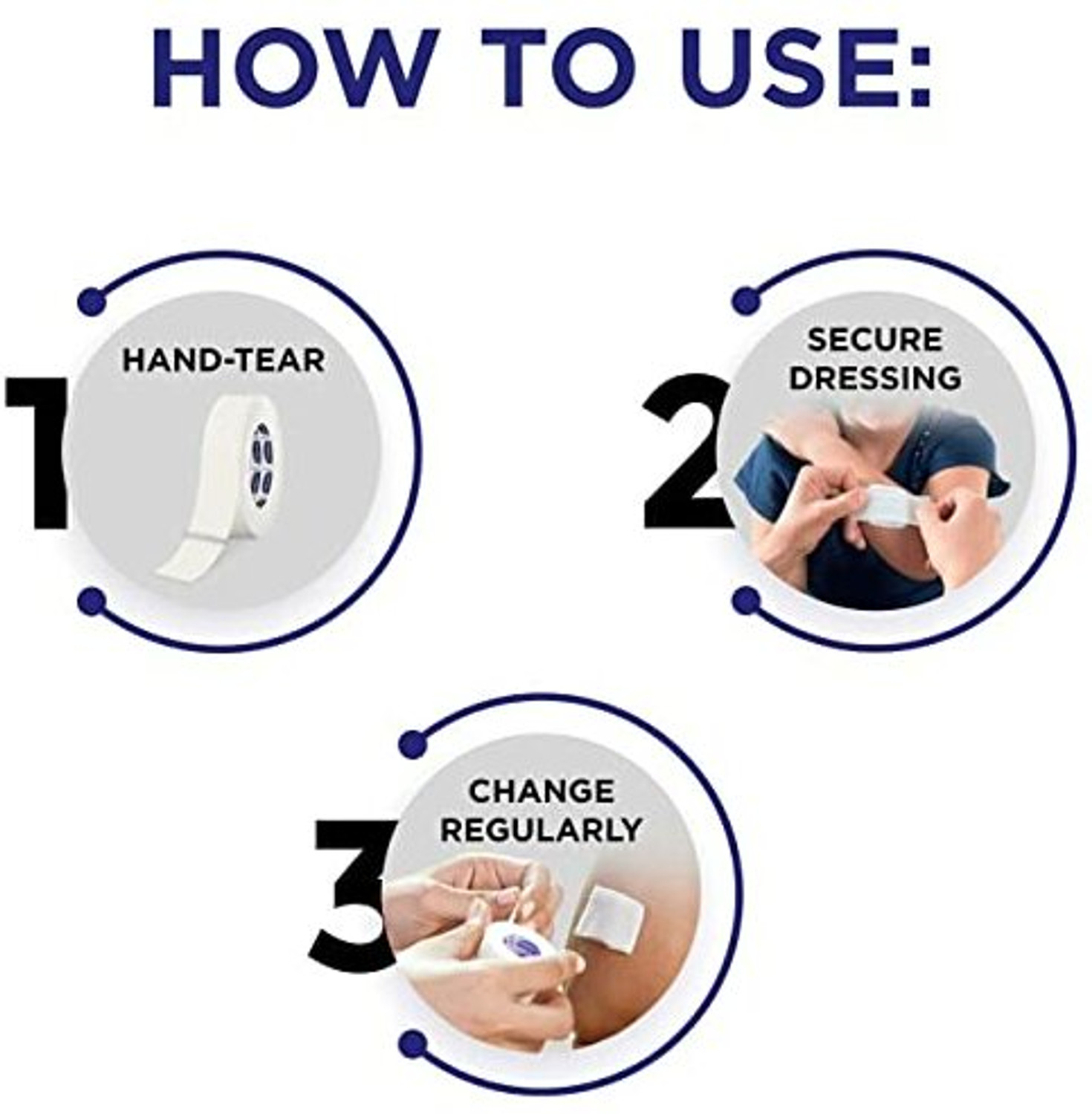Image of HANSAPLAST Fixation Tape, 12 pieces (2.5 cm x 9.14 cm) First Aid Tape
