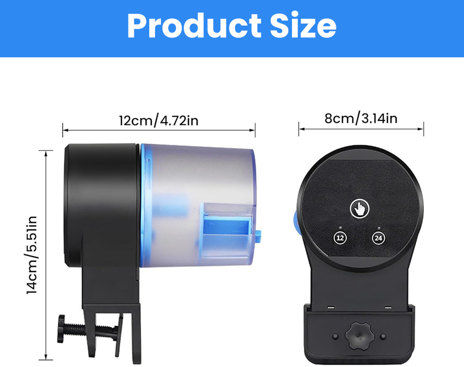 Image of Zeitel Automatic Aquarium Fish Feeder Automatic Fish Feeder