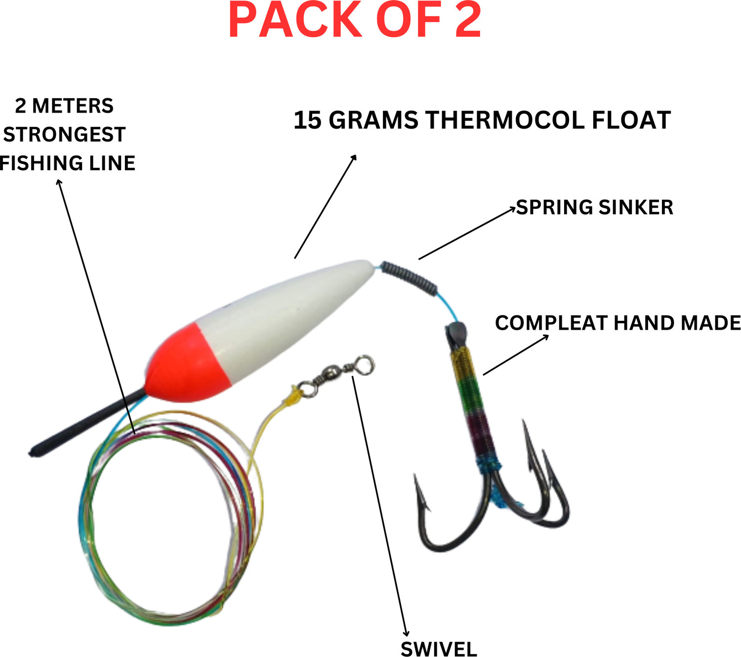 Image of CHINU Treble Fishing Hook