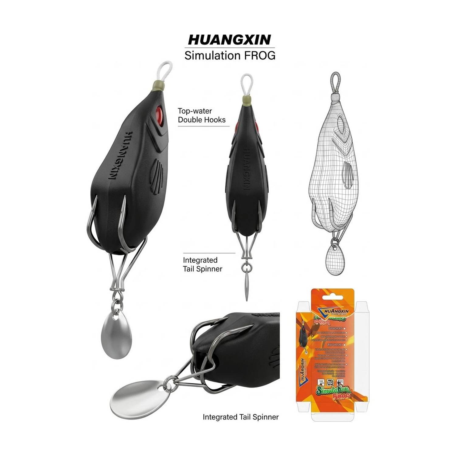 BARKAAT FISHING TACKLES & NETS Spinner Silicone Fishing Lure