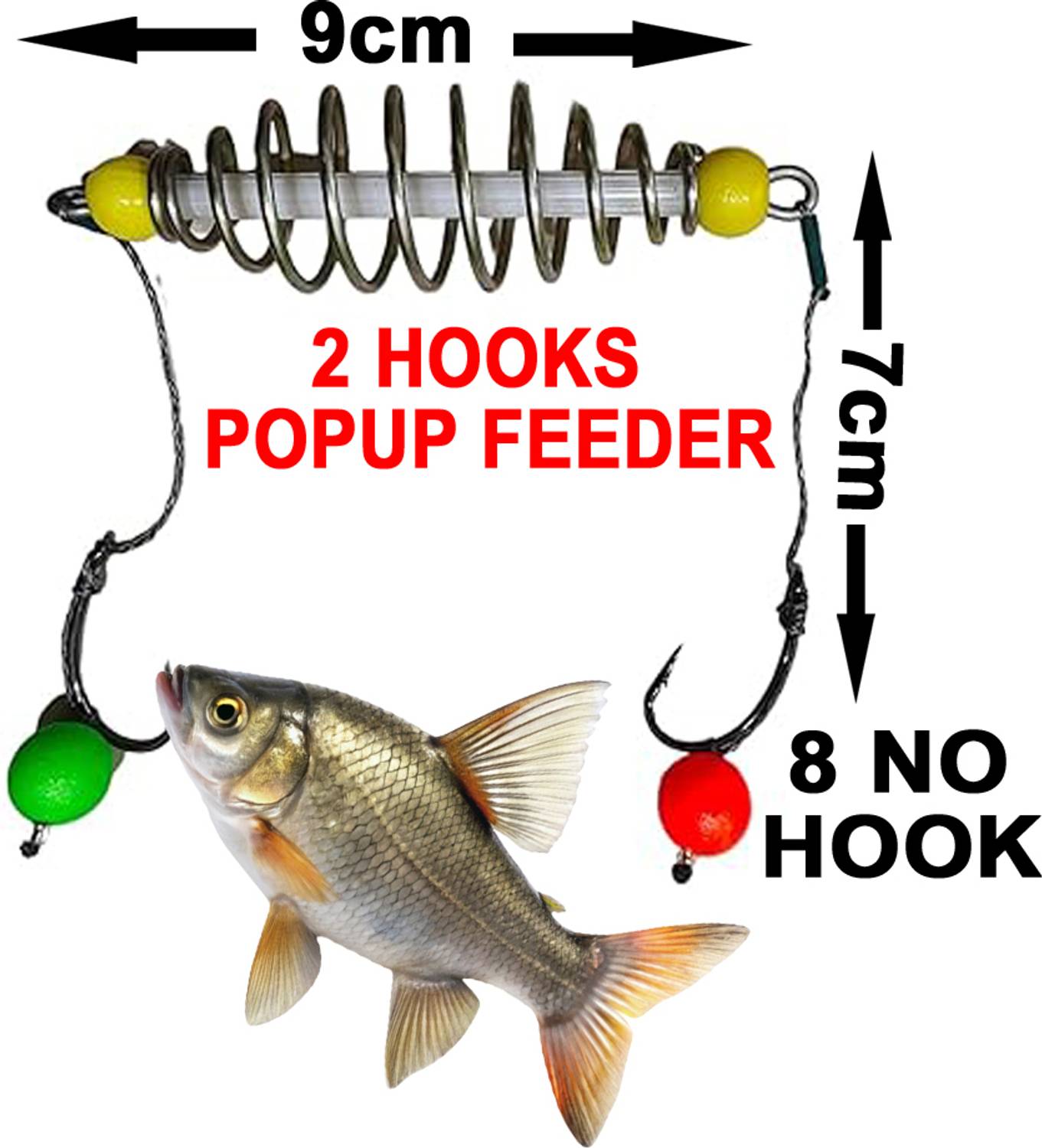 KVFISHNET Hard Bait Steel Fishing Lure Pack of 1 - Image 1
