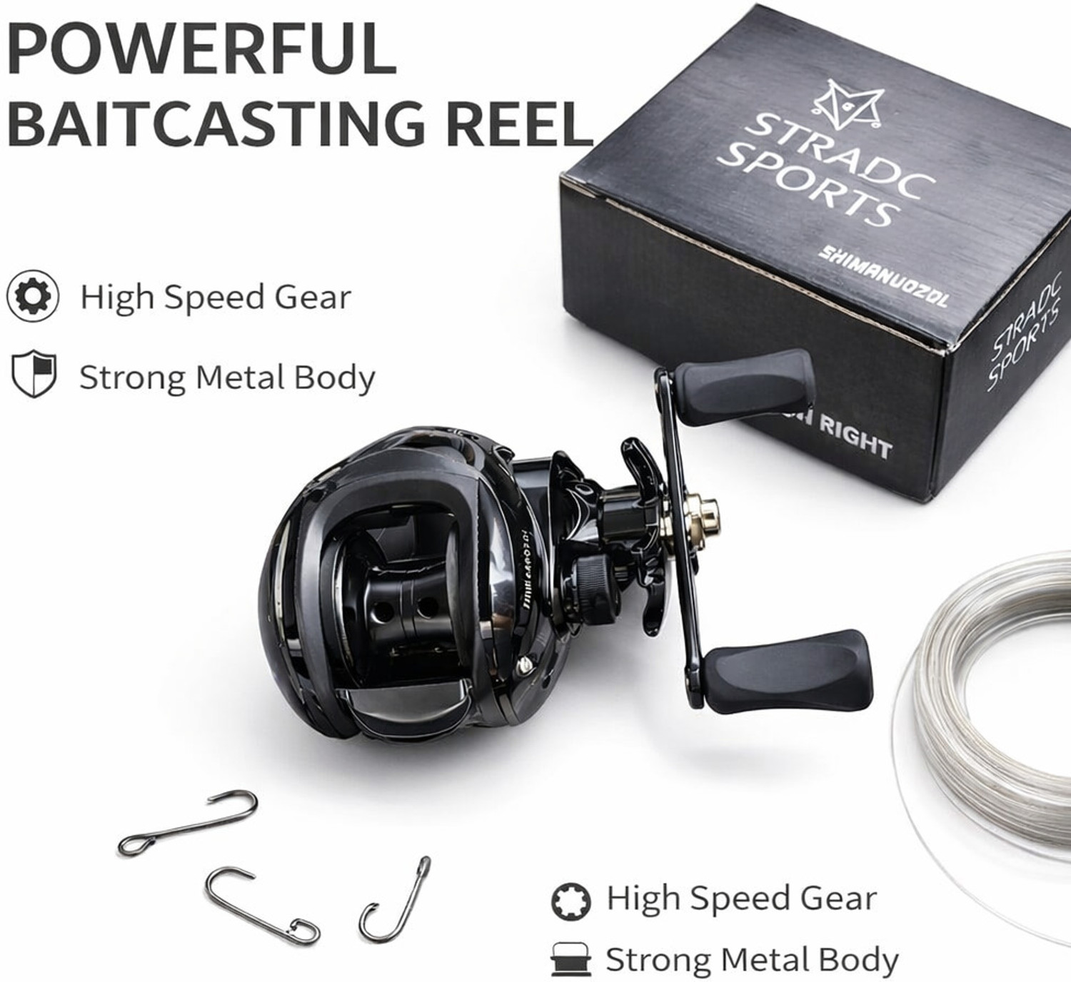 Image of Fishers choice Baitcasting Fishing Reel for Fresh Water & Lake SHIMANUODL 2