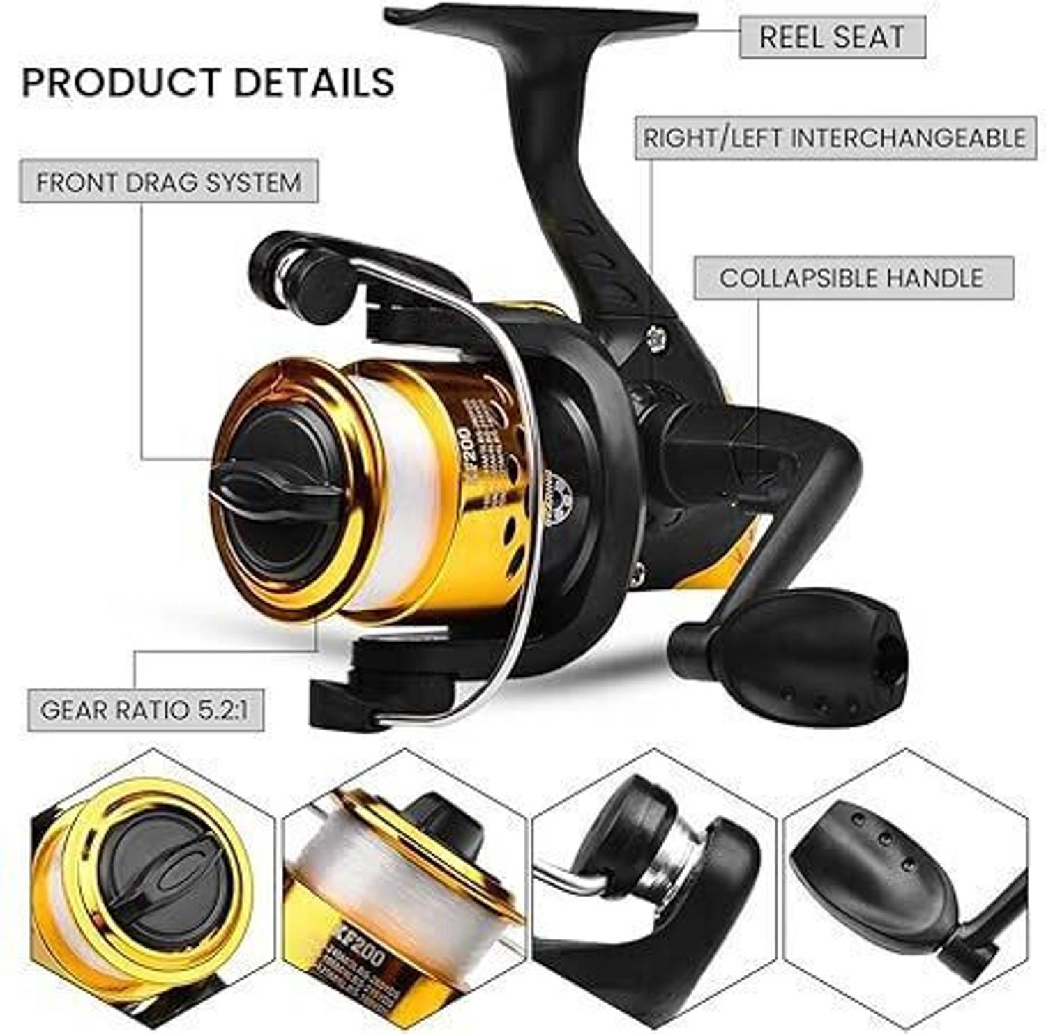 Abirs Spinning reel 200 series Fishing reel
