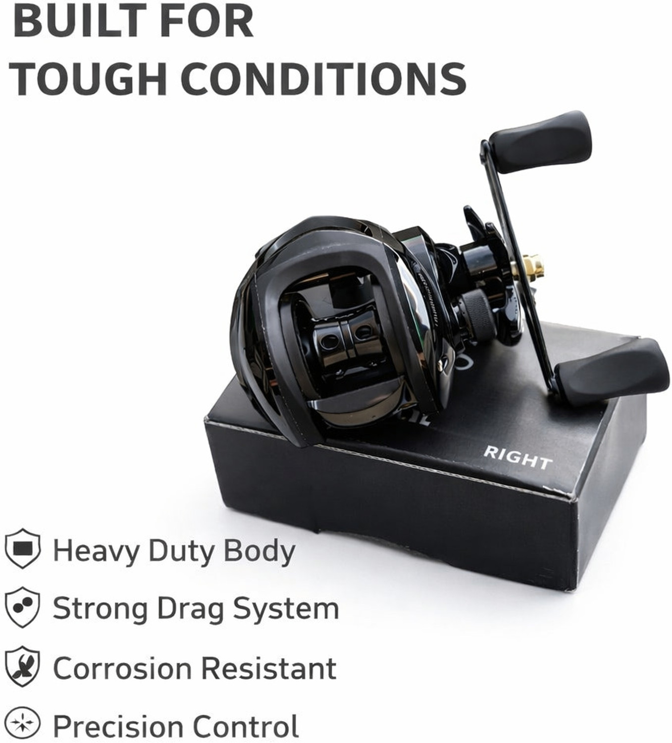 Image of Fishers choice Baitcasting Fishing Reel for Fresh Water & Lake SHIMANUODL 2