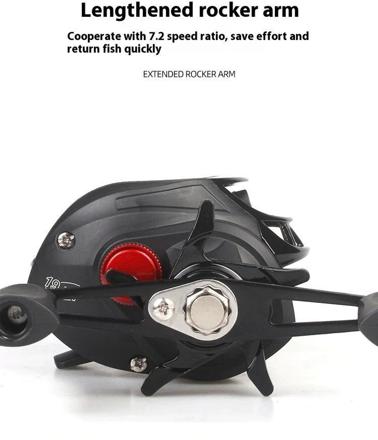 Image of Abirs Baitcasting Fishing Reel 17+1BB 9 Gears Anti Corrosio Reels Right Hand 17+1BB