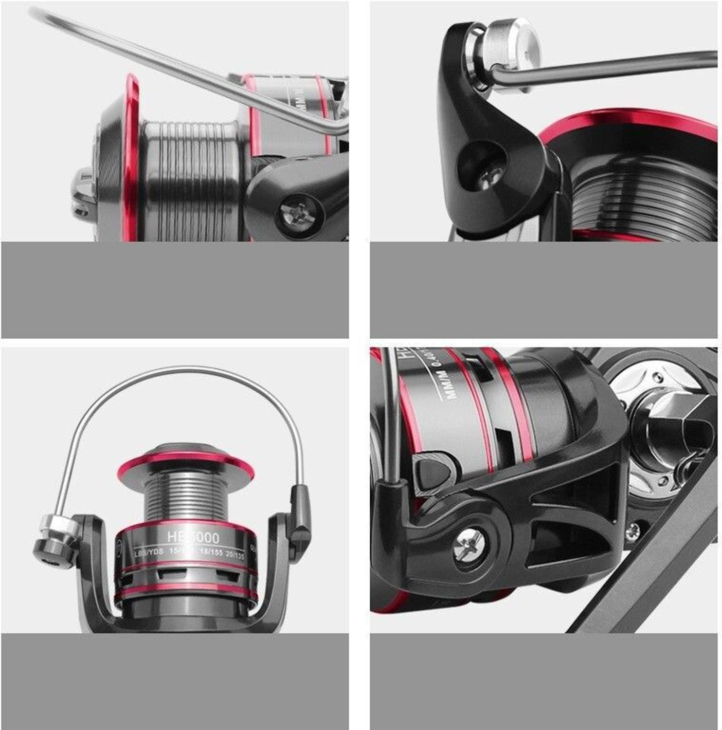 Image of Abirs hb 3000 reel metal spool hb reel