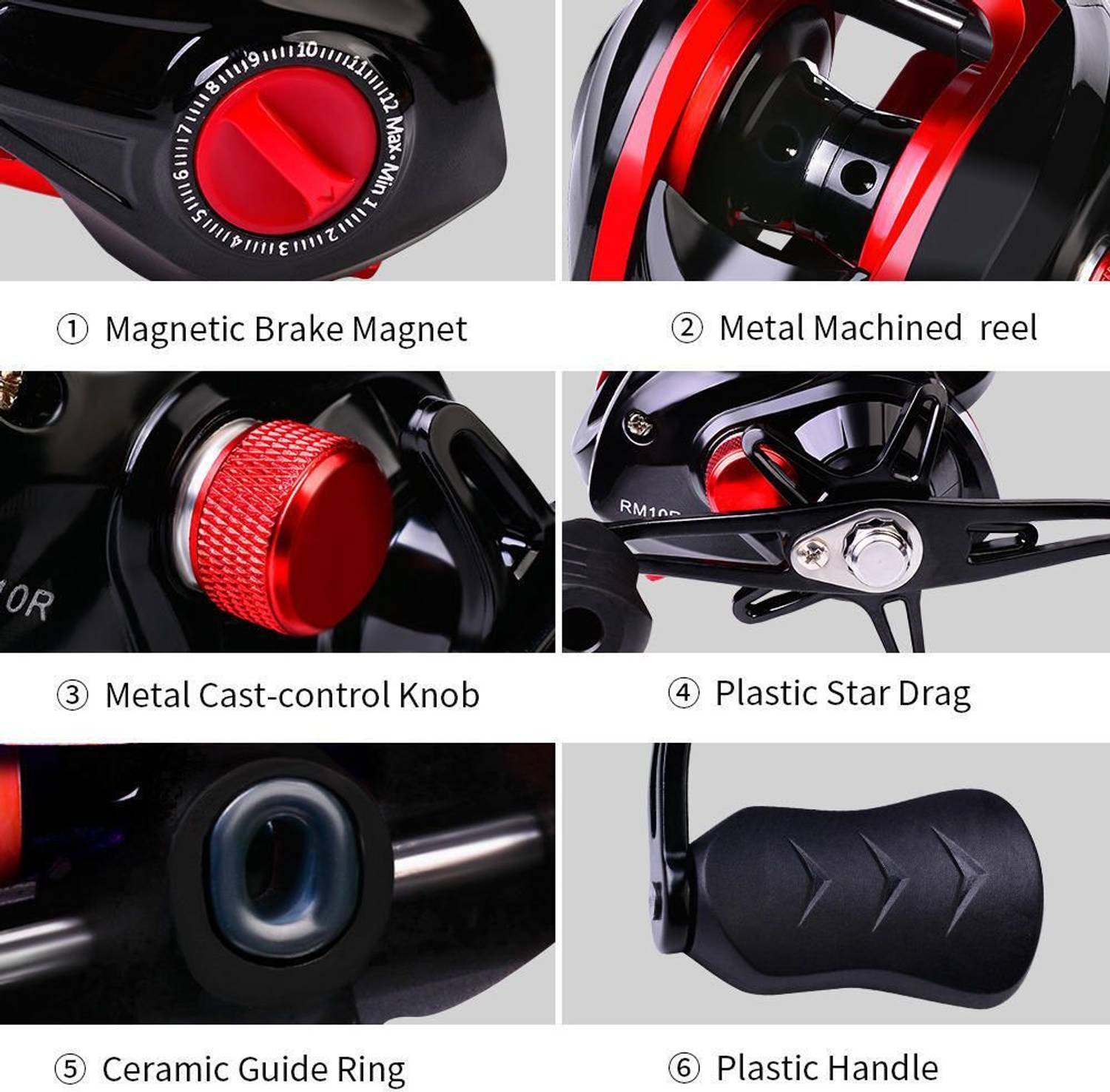 VASADIGITAL Baitcasting Reel High Speed 7.2:1 - Image 2