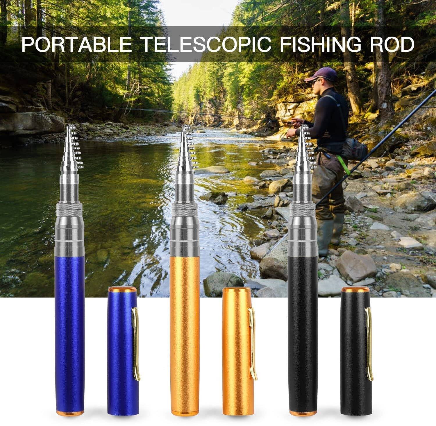 Opnex Mini Fishing Rod Combo, Black - Image 5