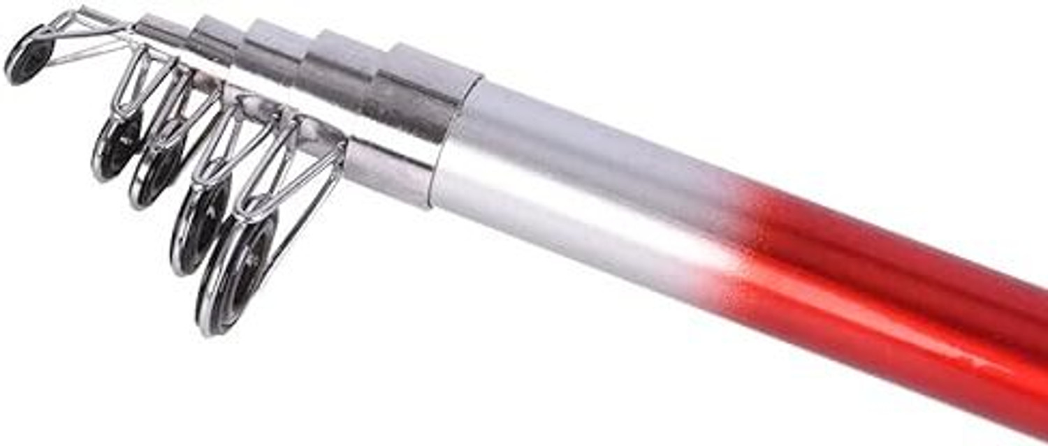 Image of Abirs 7 ft rod fiber New-ner Red Fishing Rod