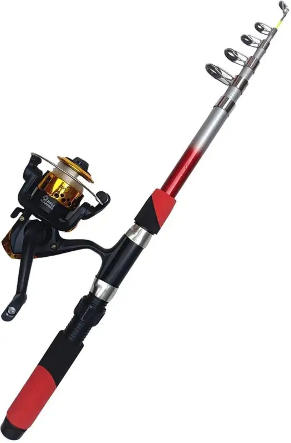 Image of MR Shark Colour fishing rod 210cl Red Fishing Rod
