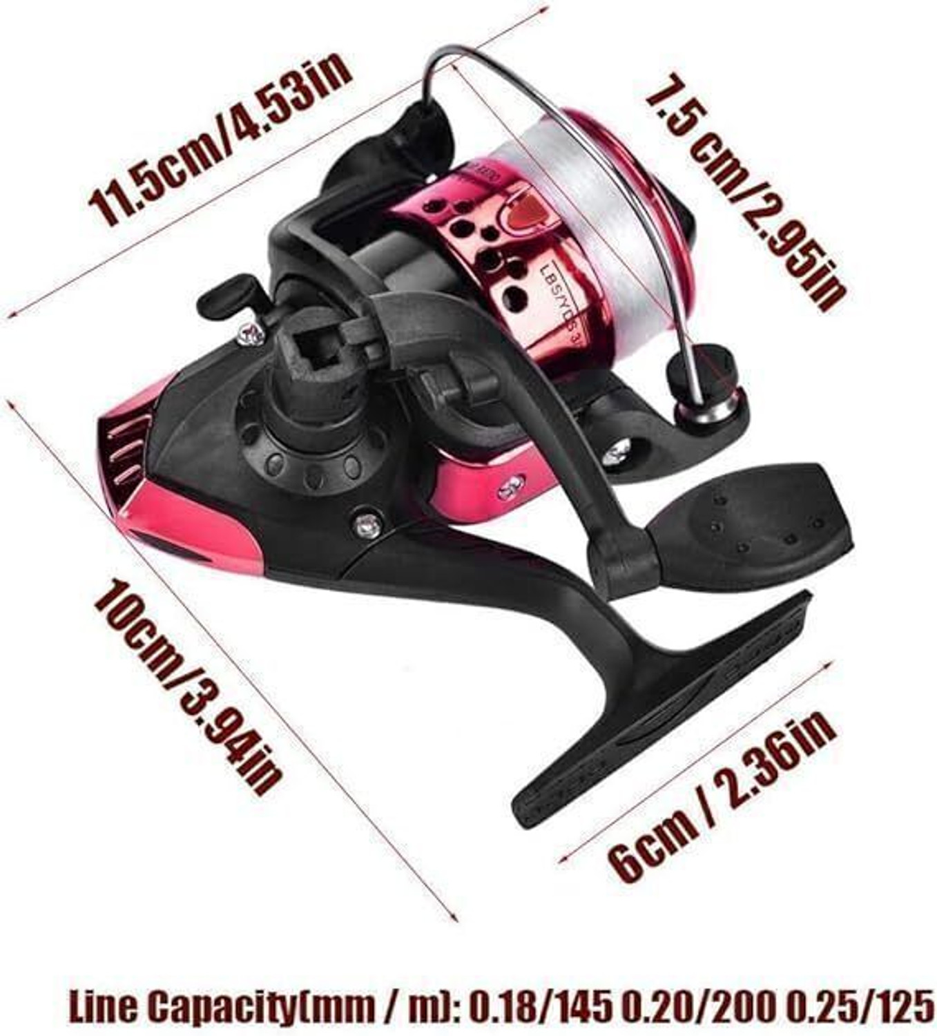 Image of Abirs ultimate fishing rod and reel with net as-2 Blue Fishing Rod