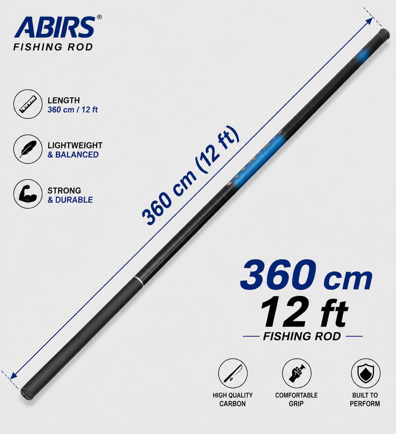 Abirs 360 cm Blue Fishing Rod - Image 1