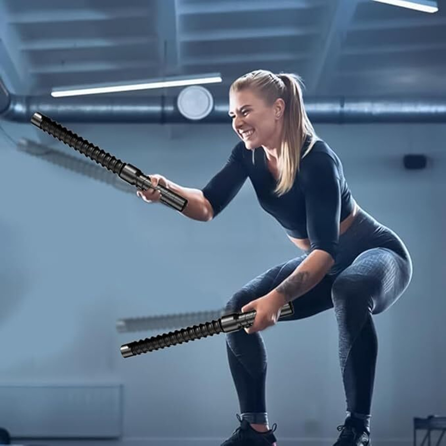Image of DEVICE Ropeless Battle Rope for Home & Gym! Balance Disc Fitness Balance Board