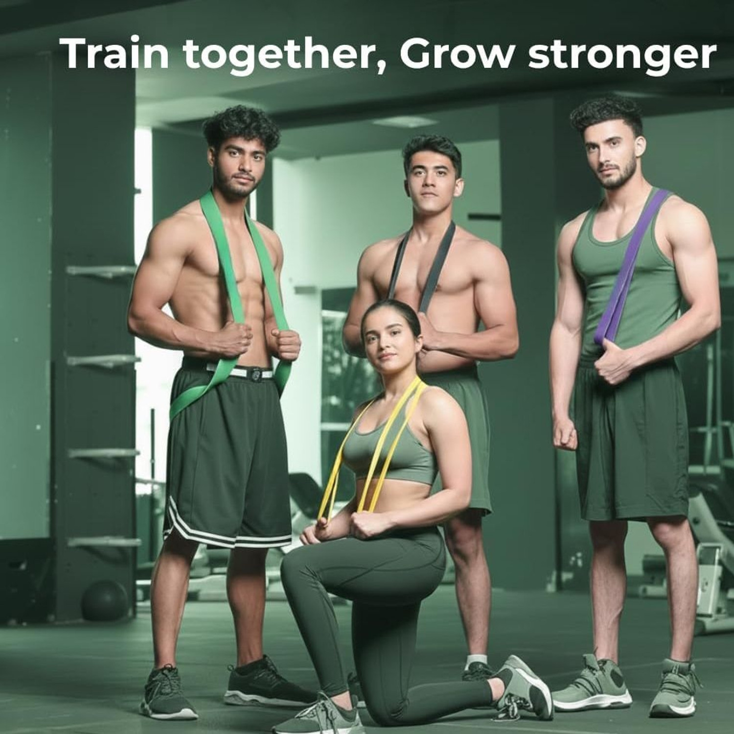 Image of ELORA Premium Resistance Band 7-15 KG for Workout, Yoga, Pull-Up Assist & Resistance Band