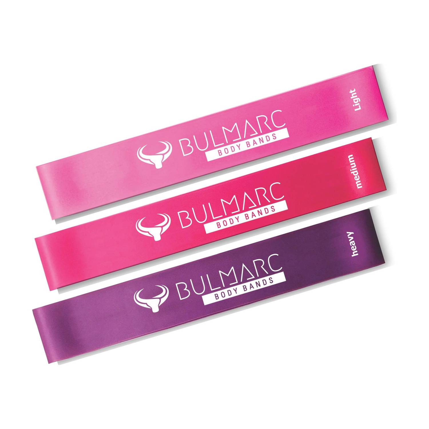 Bulmarc Miami Ninja Set of 3 (Light, Medium & Heavy) Resistance Band