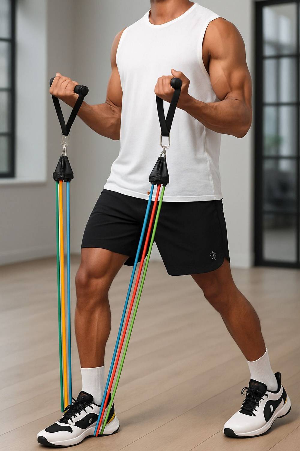 alyv 11-in-1 Resistance Band Set Pack of 11 - Image 5