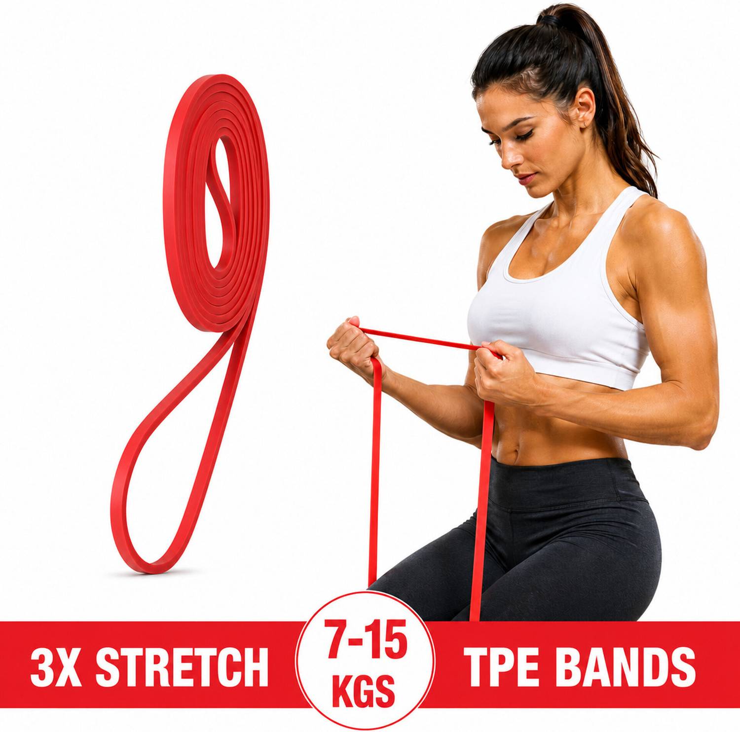 Fitness Scout Exercise Band for Home Gym Fitness Pull Up Band Theraband Fitness Band