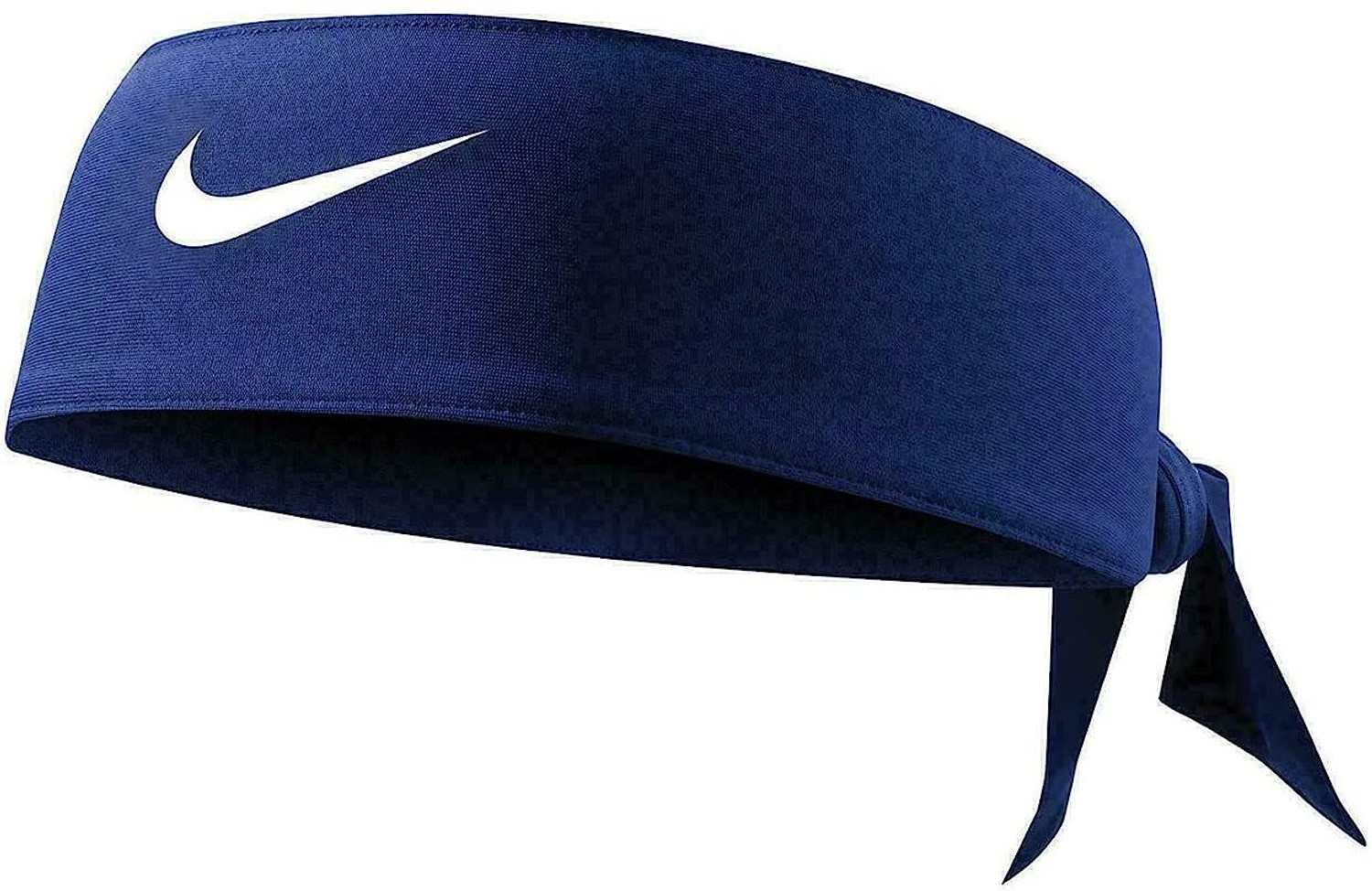 blue nike head tie