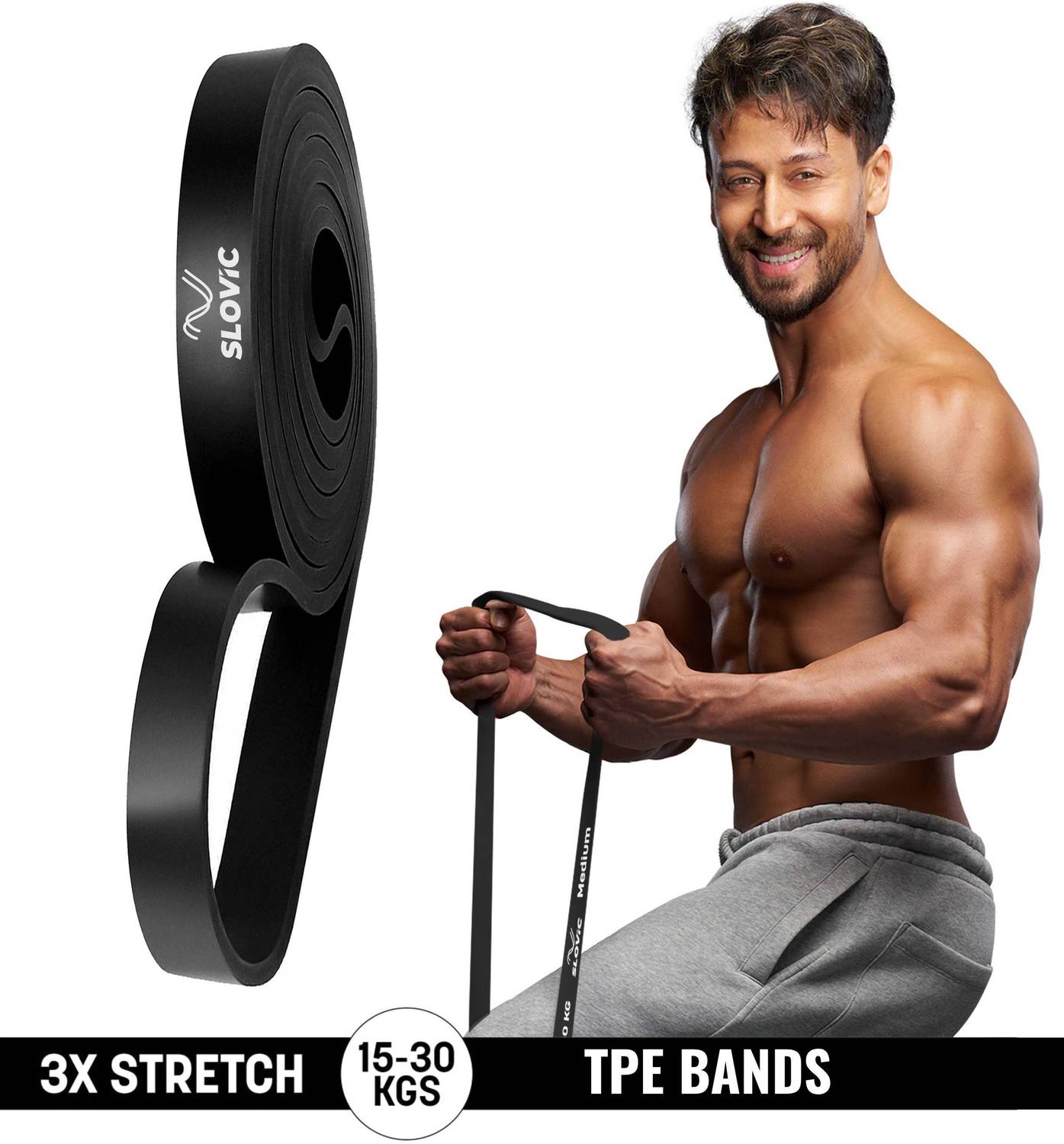 SLOVIC TPE Resistance Bands for Workout