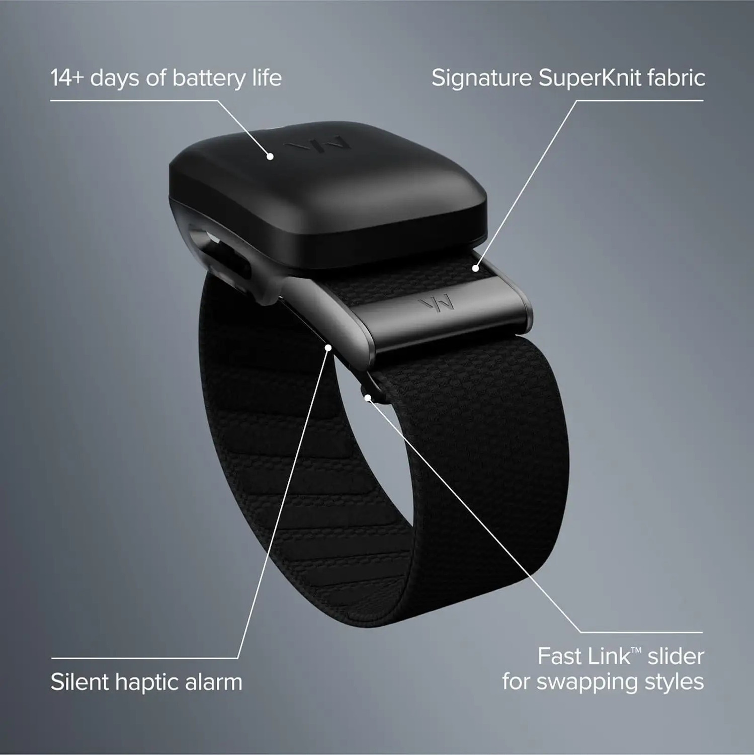 Image of WHOOP Peak 5.0 Screenless Smart Fitness Tracker Fitness Band with 24x7 Health Monito Fitness Band (Black, Pack of 1)